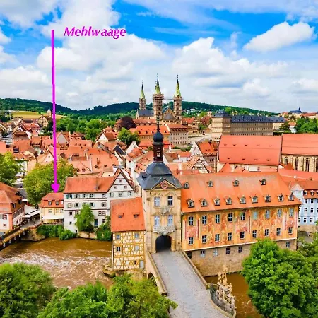 Gaestehaus Zur Ehemaligen Mehlwaage Wohnen Und Geniessen 3* Bamberg